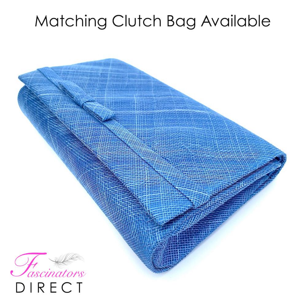 Classic Sinamay Bluebell Fascinator-Fascinators Direct