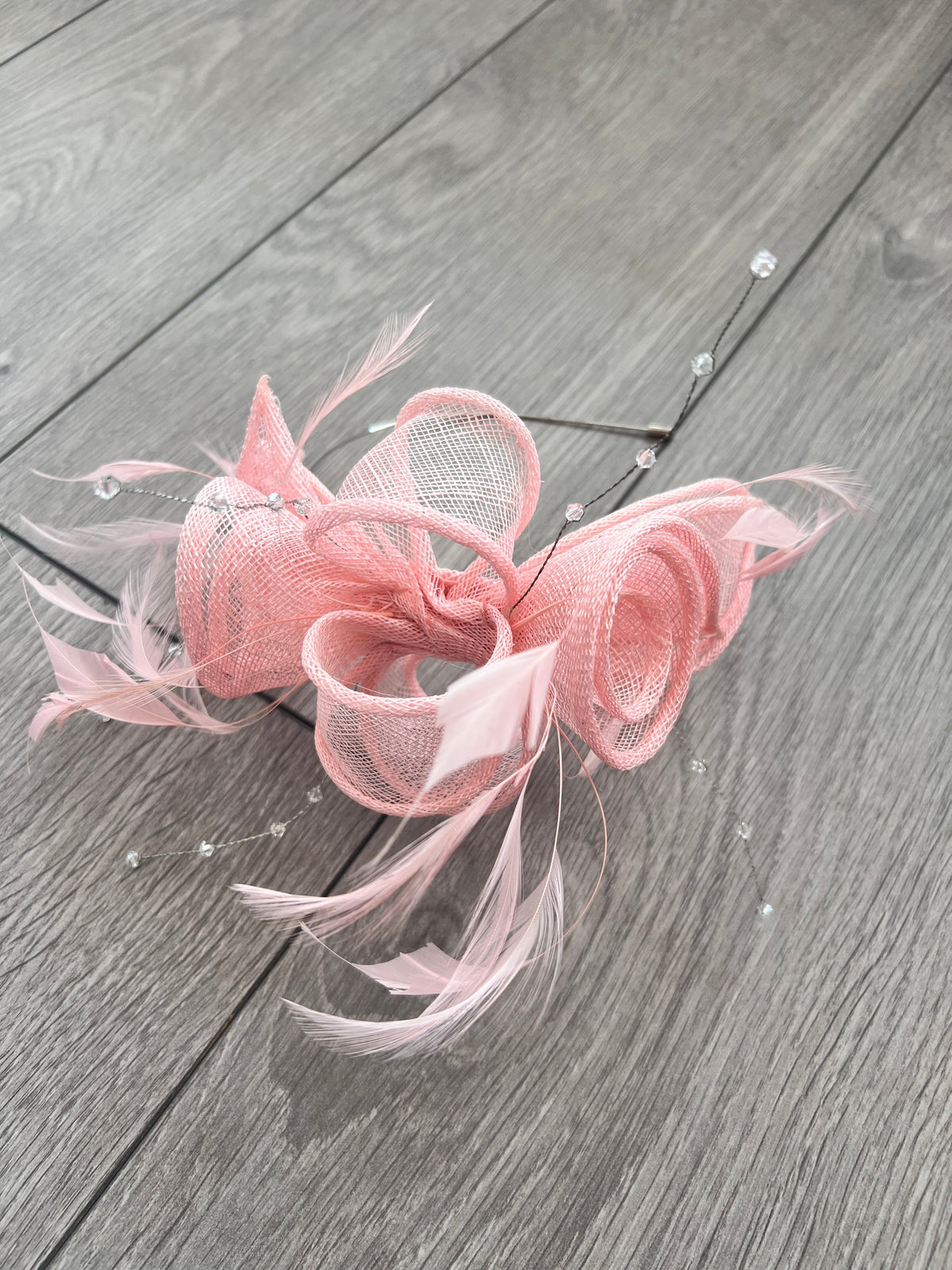 Classic Sinamay Bubblegum Pink Fascinator-Fascinators Direct