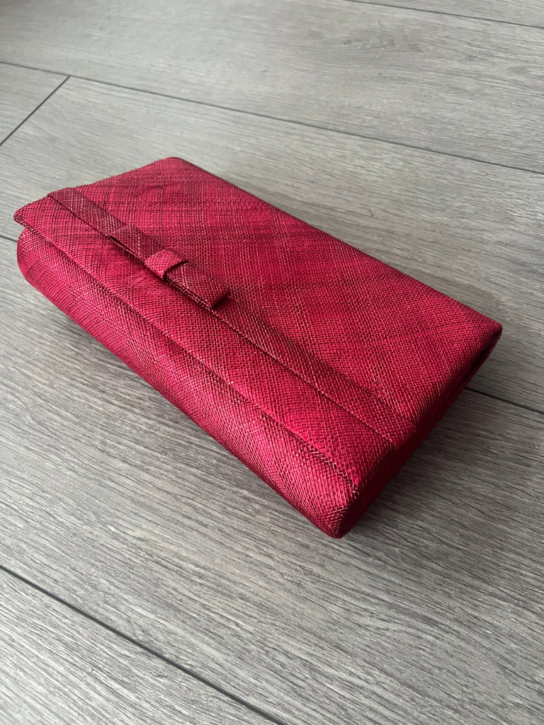 Vintage style BURGUNDY CLUTCH Purse newest