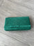 Classic Sinamay Emerald Green Clutch Bag For Weddings-Fascinators Direct