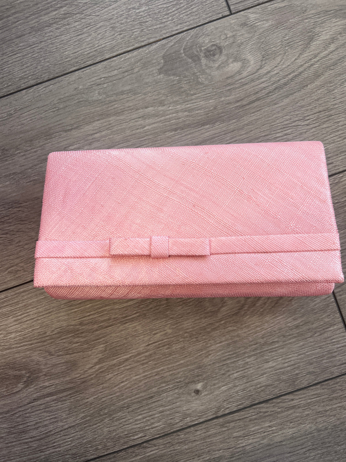 Classic Sinamay Girly Pink Clutch Bag For Weddings-Fascinators Direct