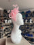 Classic Sinamay Girly Pink Fascinator-Fascinators Direct