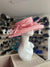 Classic Sinamay Girly Pink Wedding Hat-Fascinators Direct