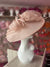 Classic Sinamay Latte Hatinator with Bow-Fascinators Direct