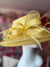 Classic Sinamay Lemon Wedding Hat-Fascinators Direct