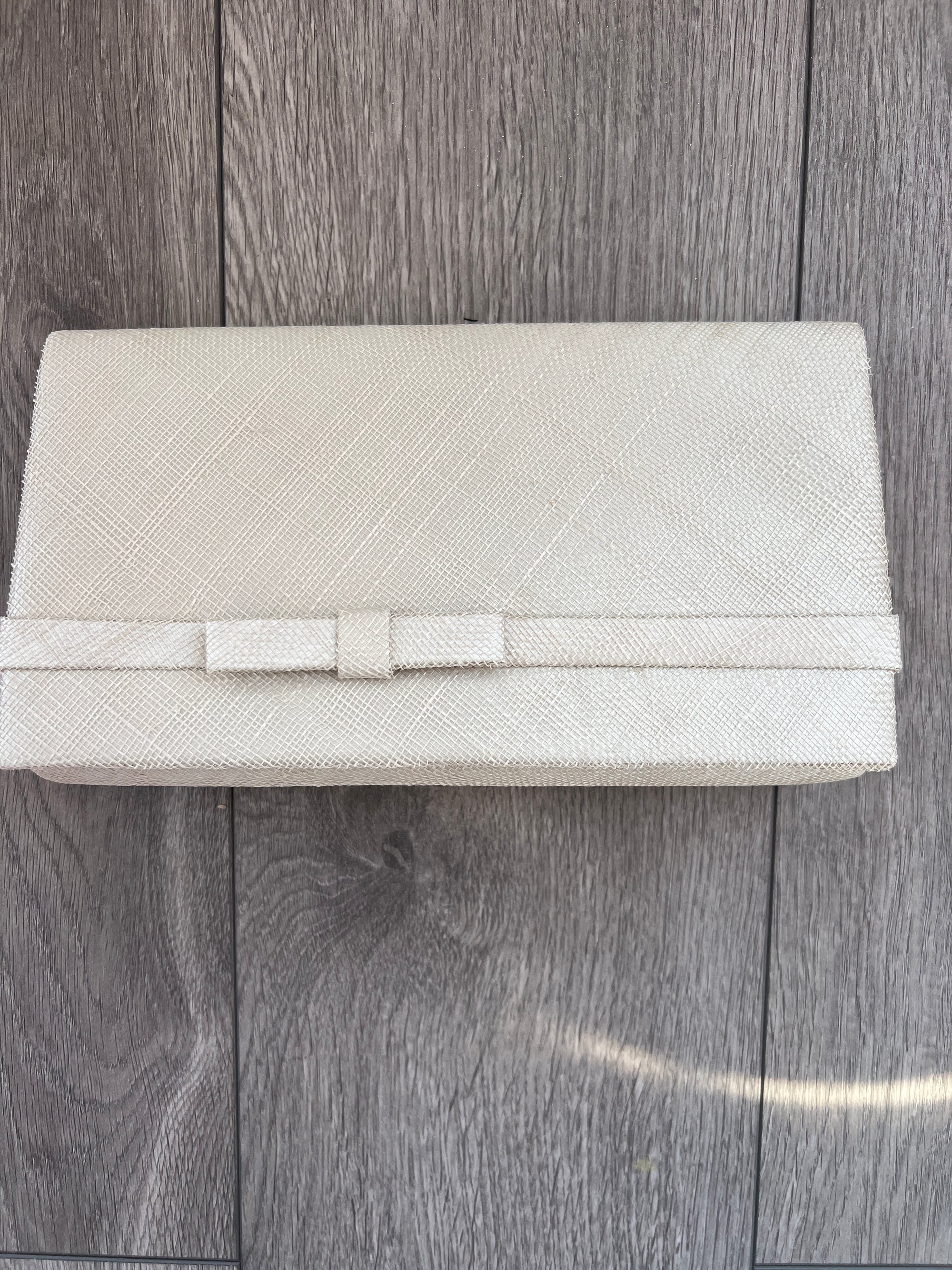 Classic Sinamay Mist Clutch Bag for Weddings-Fascinators Direct