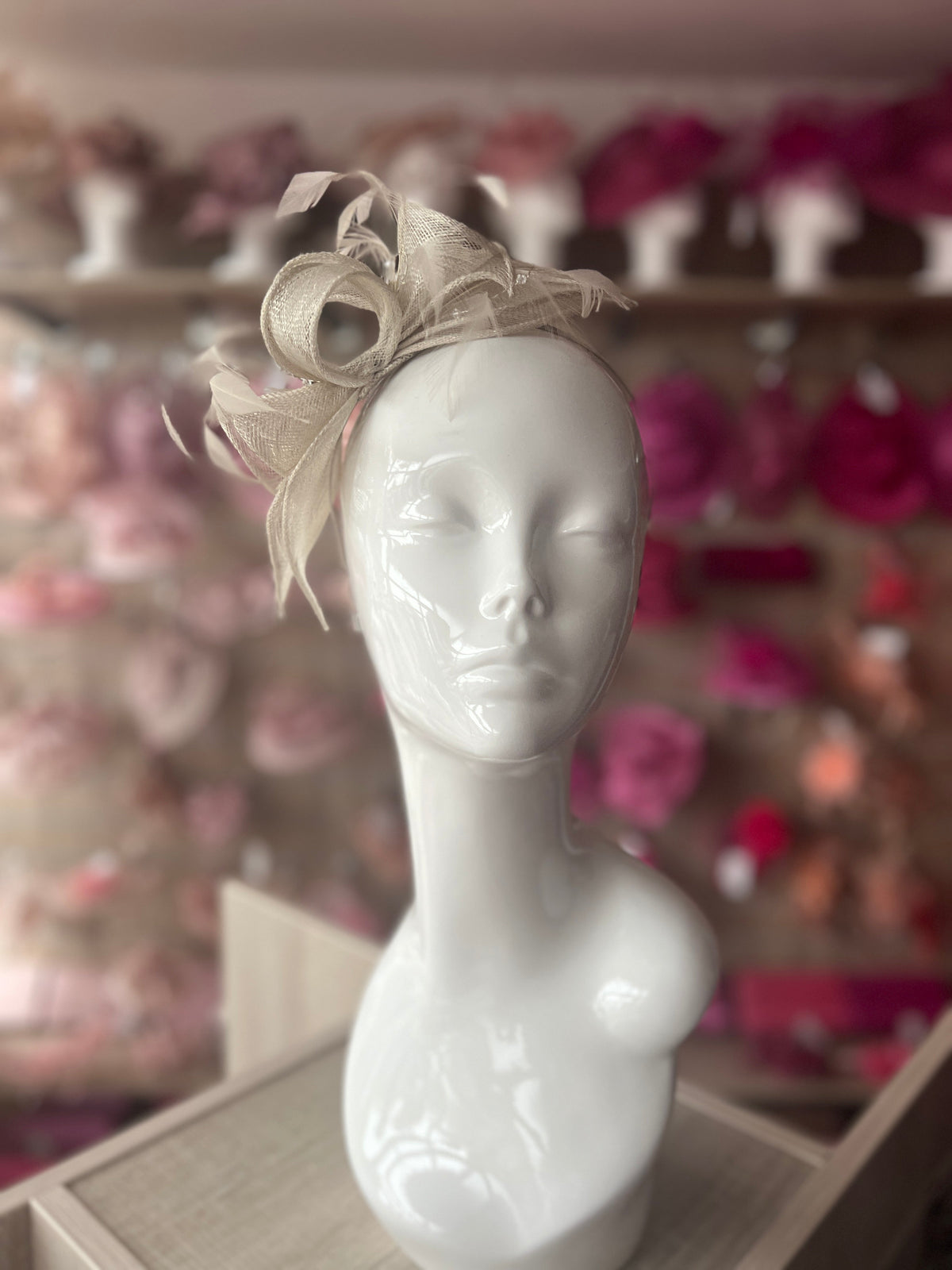 Classic Sinamay Mist Fascinator-Fascinators Direct