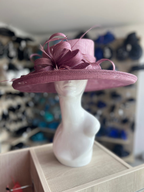 Plum coloured wedding hats online