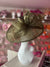 Classic Sinamay Olive Hatinator with Bow-Fascinators Direct