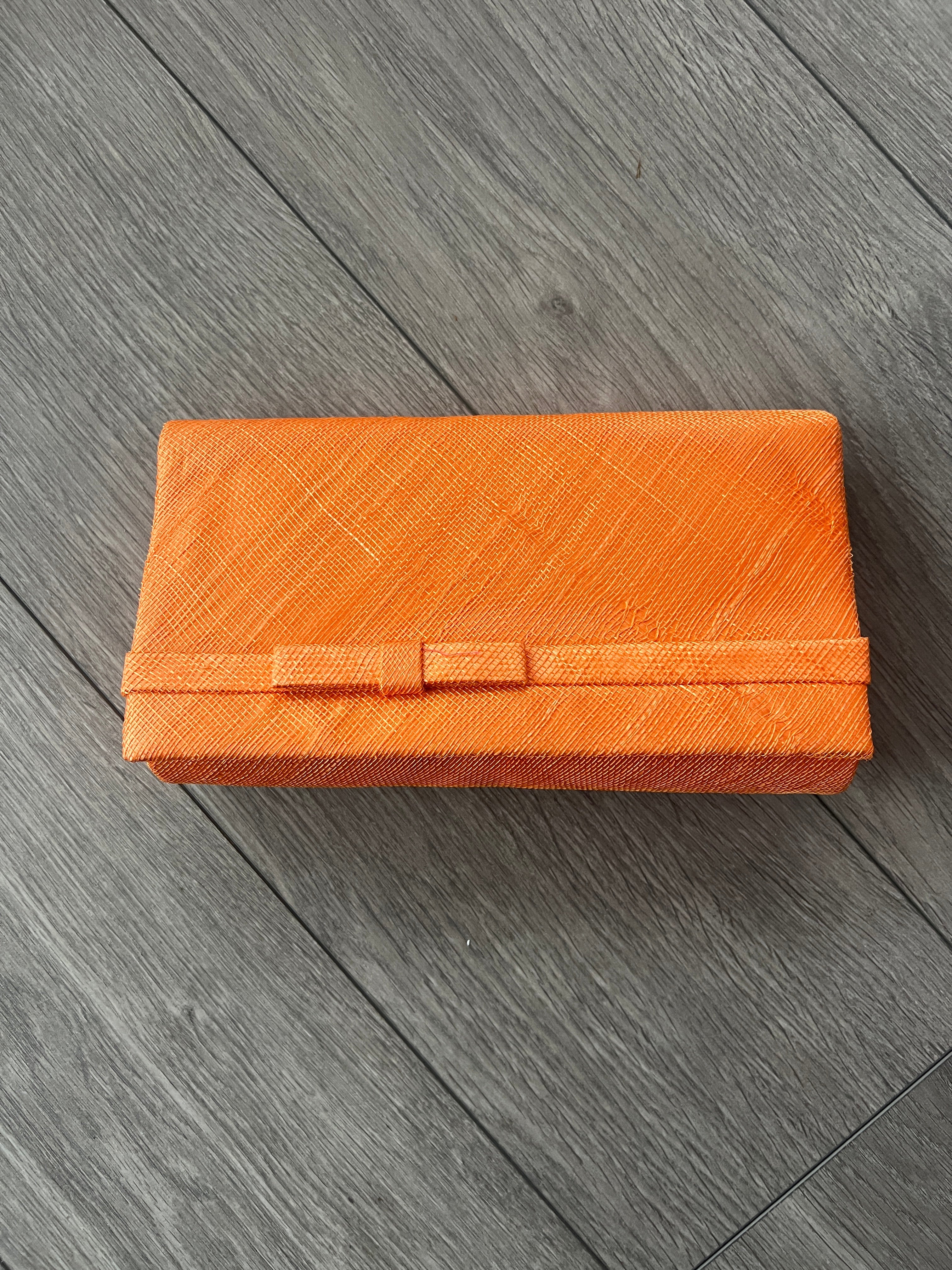 Orange evening bag online