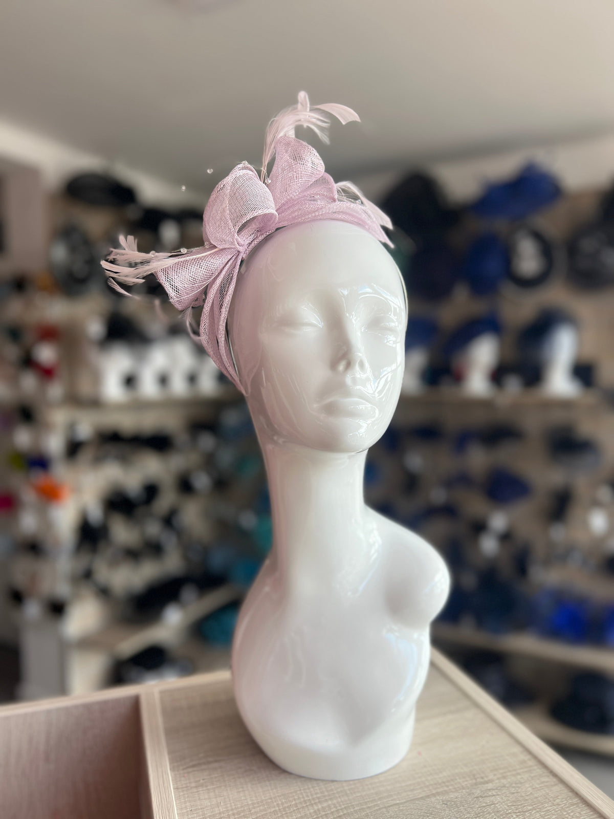 Classic Sinamay Orchid Fascinator-Fascinators Direct