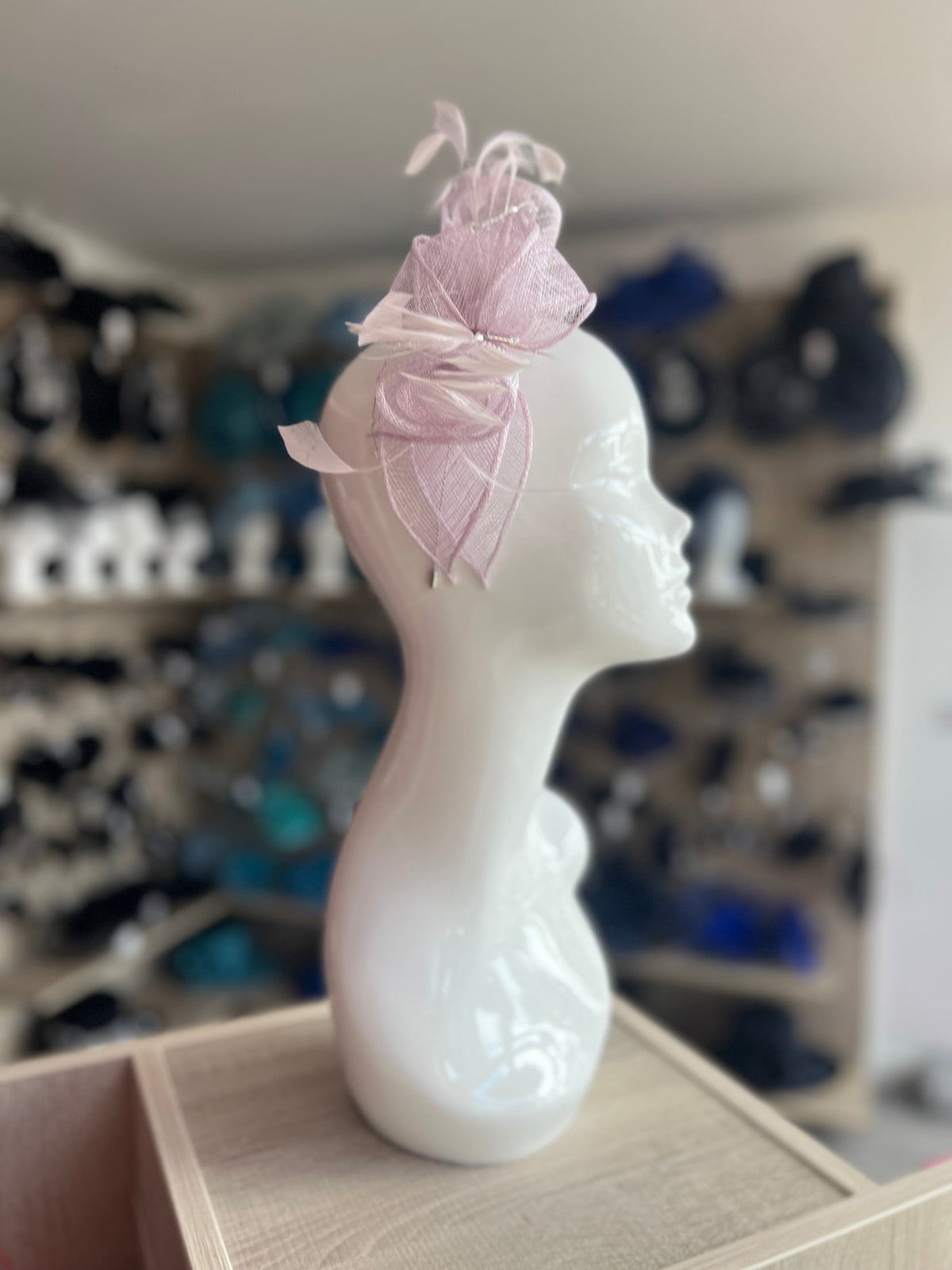 Classic Sinamay Orchid Fascinator-Fascinators Direct