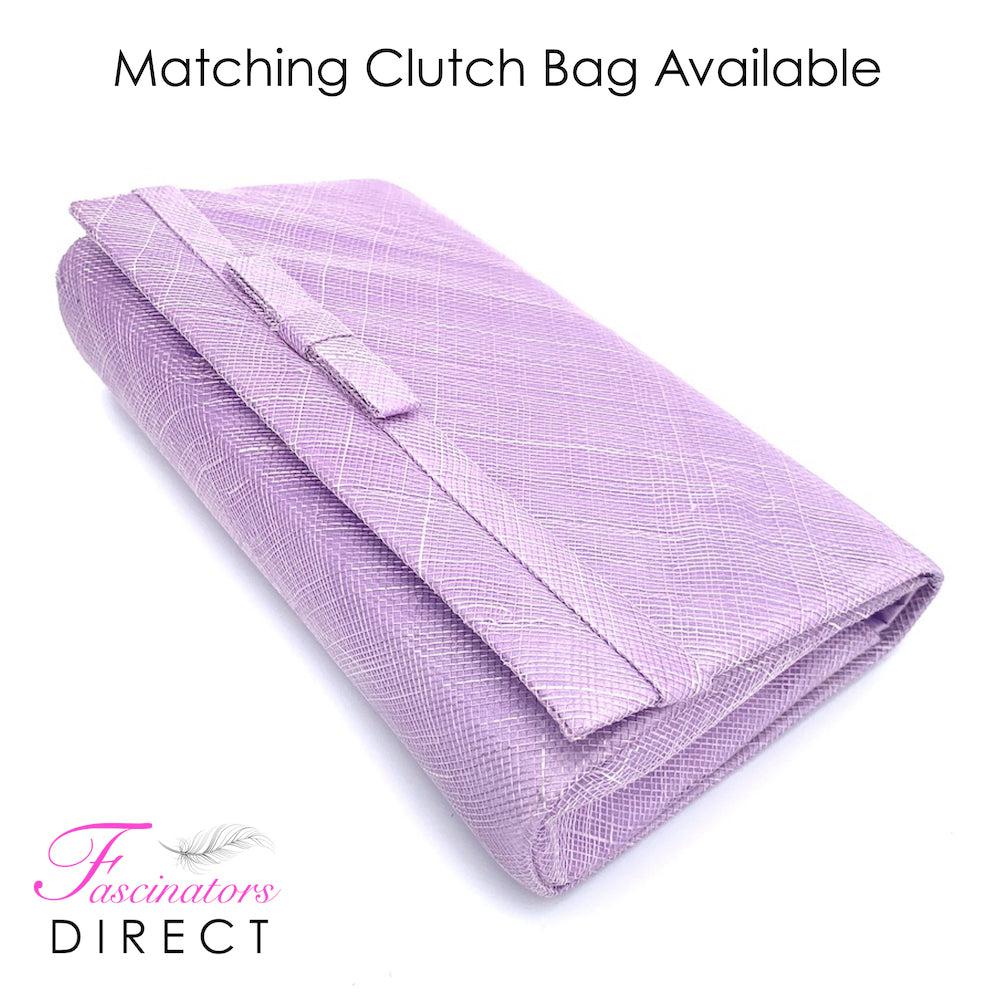 Classic Sinamay Orchid Fascinator-Fascinators Direct