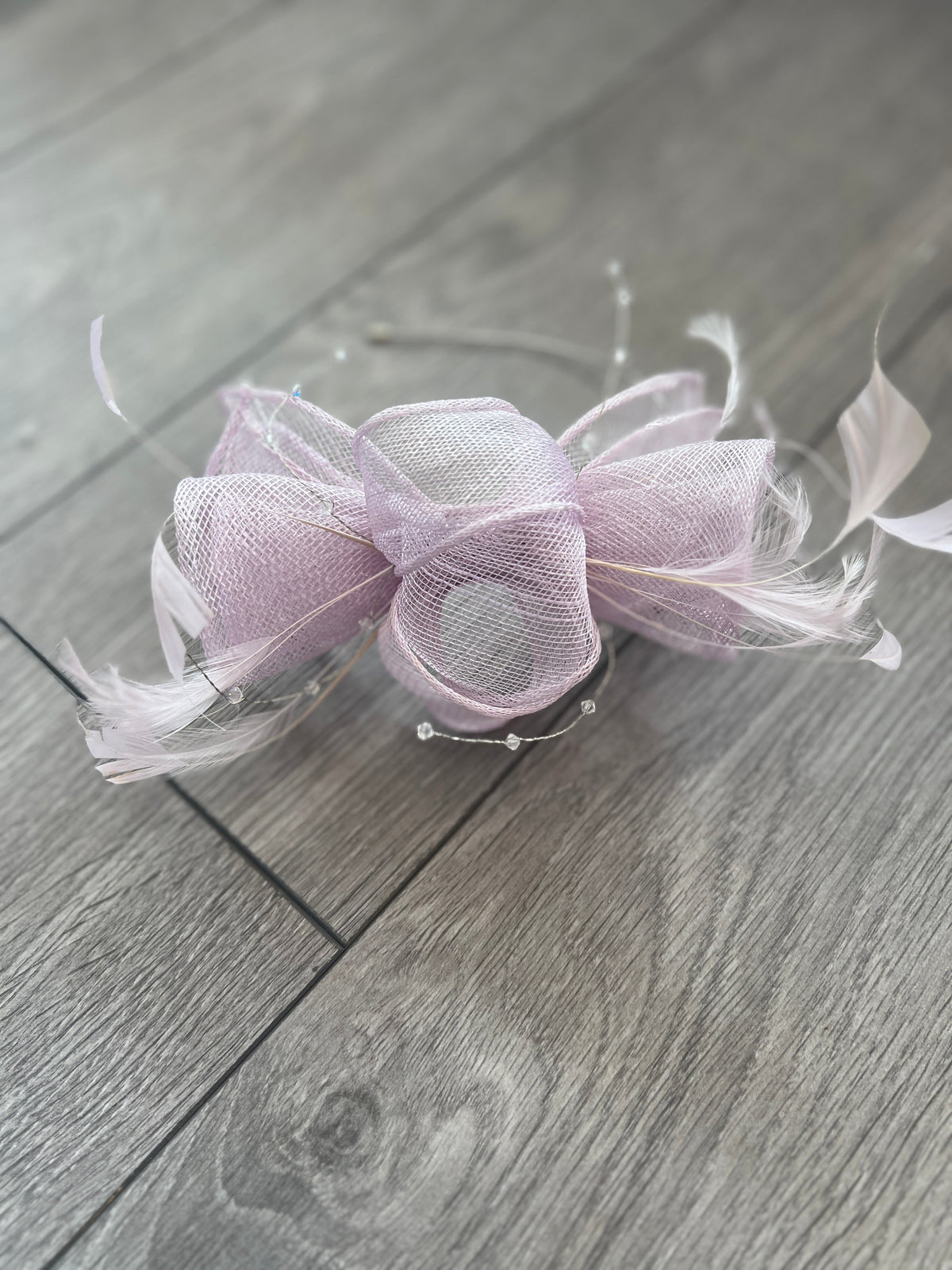 Classic Sinamay Orchid Fascinator-Fascinators Direct