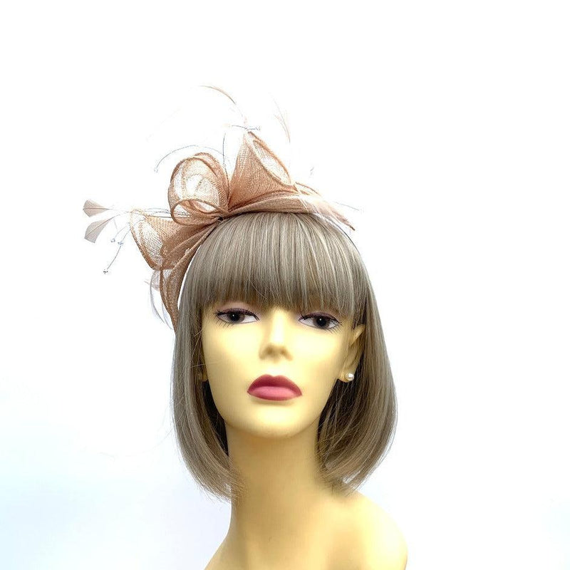 Gold Fascinators - Gold Hair Fascinators, Gold Hatinators & Hats