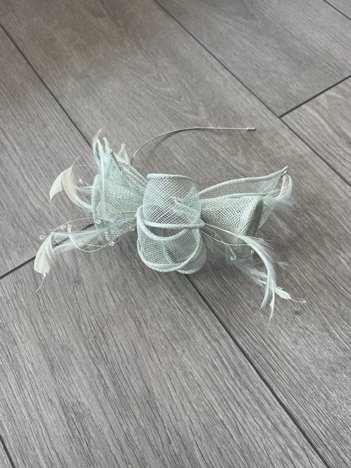 Classic Sinamay Peppermint Fascinator-Fascinators Direct
