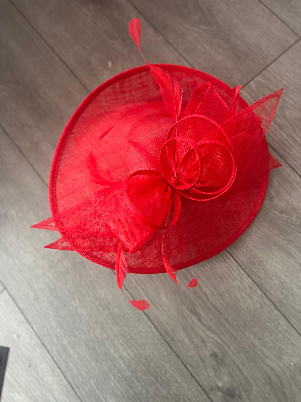 Classic Sinamay Poppy Hatinator with Bow-Fascinators Direct