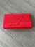 Classic Sinamay Poppy Red Clutch Bag For Weddings-Fascinators Direct