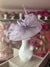 Classic Sinamay Sweet Lavender Hatinator with Bow-Fascinators Direct