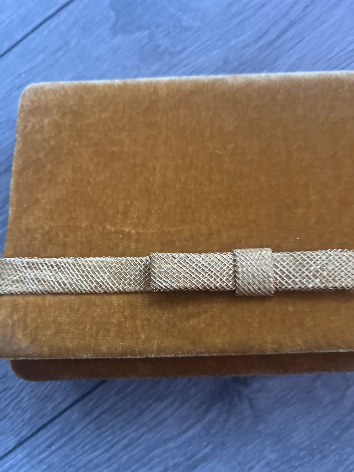 Classic Velvet Mustard Clutch Bag For Weddings-Fascinators Direct