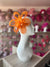 Clip In Orange Hair Fascinator with Flower & Loops-Fascinators Direct