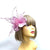 Clip On Lilac Fascinator with Loops & Feather Flower-Fascinators Direct