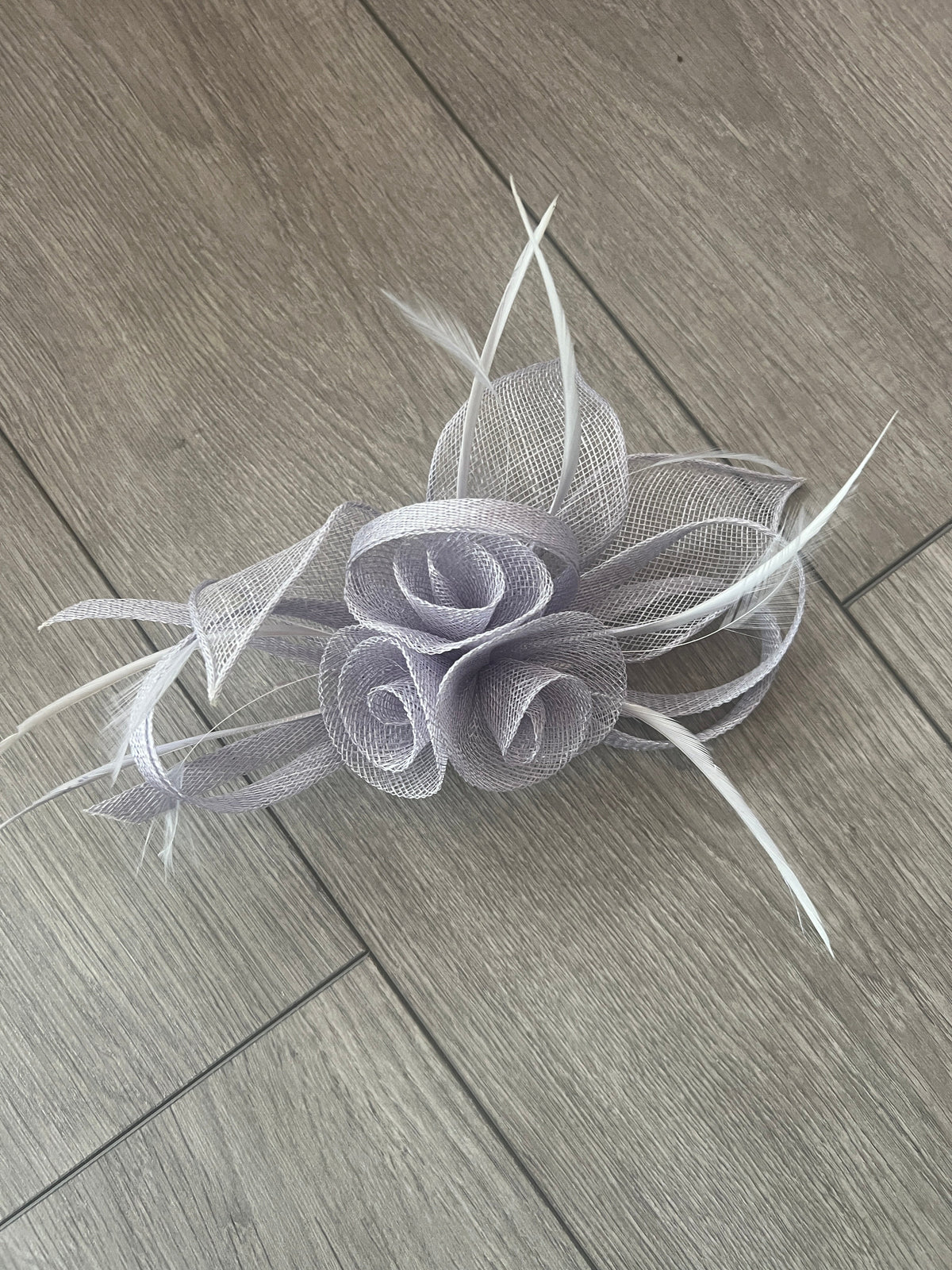 Cornflower Blue Flower Fascinator Headband-Fascinators Direct