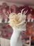 Cream Flower Fascinator with Loops & Feathers-Fascinators Direct