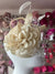 Cream Pillbox Fascinator Hat with Dahlia Flower & Netting-Fascinators Direct