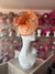 Crescent Design Half Disc Orange Wedding Fascinator-Fascinators Direct