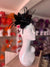 Curled Feather Black Fascinator Hair Clip-Fascinators Direct