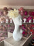 Curled Feather Cream Fascinator Hair Clip-Fascinators Direct