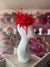 Curled Feather Red Fascinator Hair Clip-Fascinators Direct