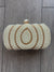 Vintage Deco Pearl Beaded Diamante Clutch Bag - Cream