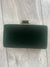 Emerald Green Luxury Velvet Box Clutch Bag