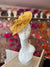 Mustard Disc Fascinator with Decorative Bow