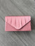 DUSKY PINK SATIN ENVELOPE CLUTCH BAG-Fascinators Direct