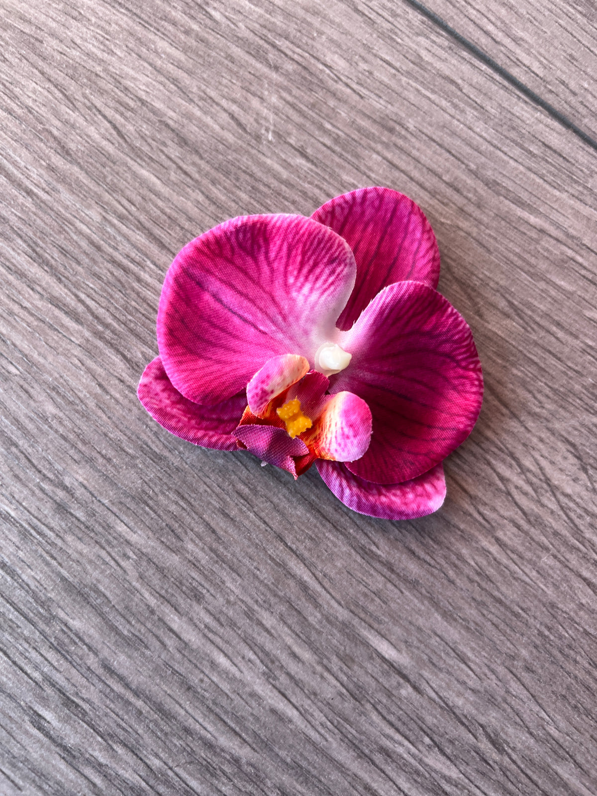 Damson Orchid Hair Clip-Fascinators Direct