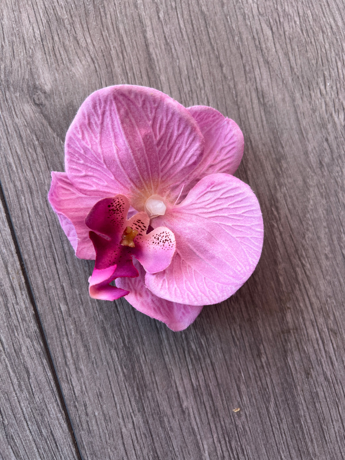 Dark Pink Orchid Hair Clip-Fascinators Direct
