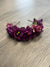 Dark Purple Roses & Orchid Flower Headband-Fascinators Direct