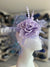 Deluxe Collection Lilac Fascinator Hat with Large Flower & Feathers-Fascinators Direct