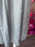 Dusky Blue Pashmina Scarf With Pearl Detail-Fascinators Direct