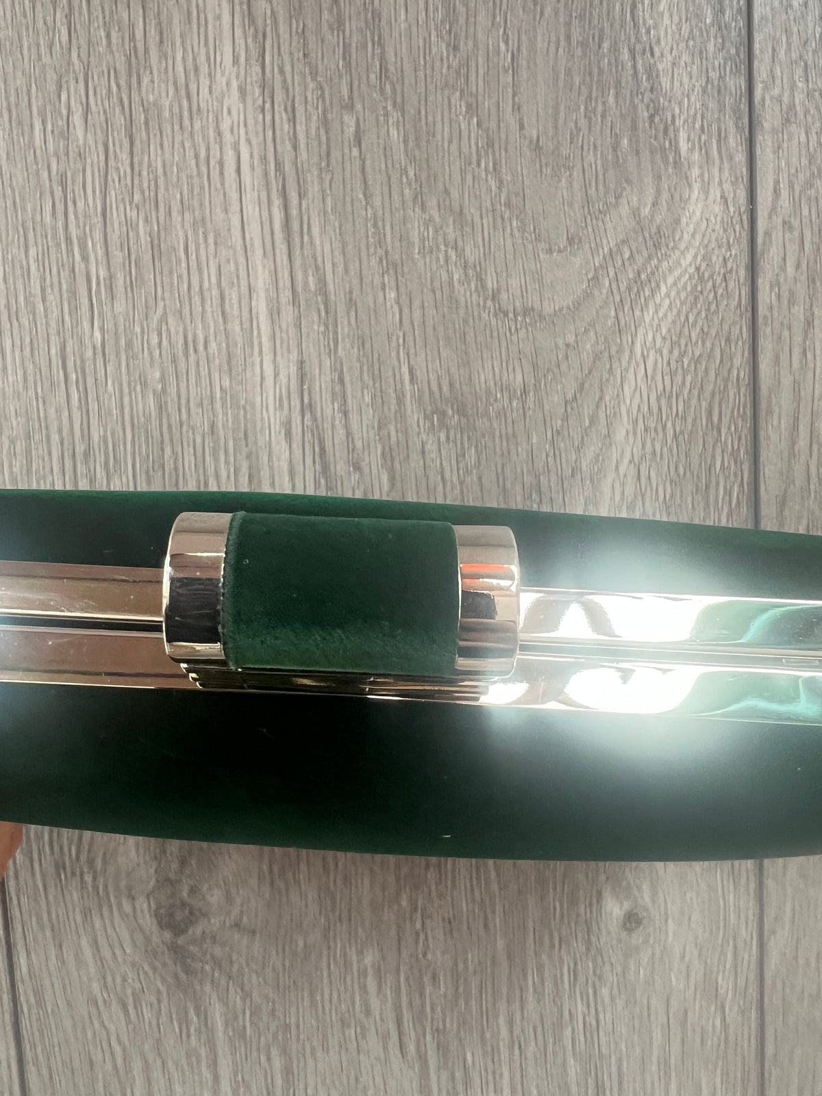 Emerald Green Luxury Velvet Box Clutch Bag-Fascinators Direct