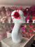 English Rose Small Red Fascinator Clip-Fascinators Direct