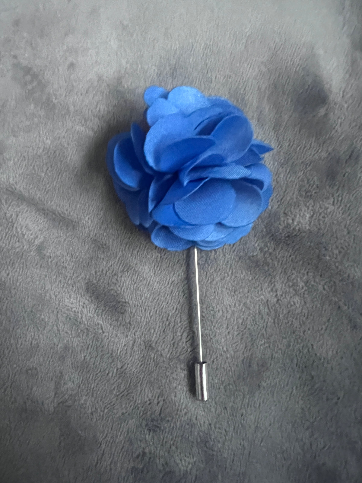 Blue Men’s Classic Tie &amp; Pin