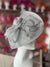 Stylish Silver Disc Fascinator with Decorative Bow