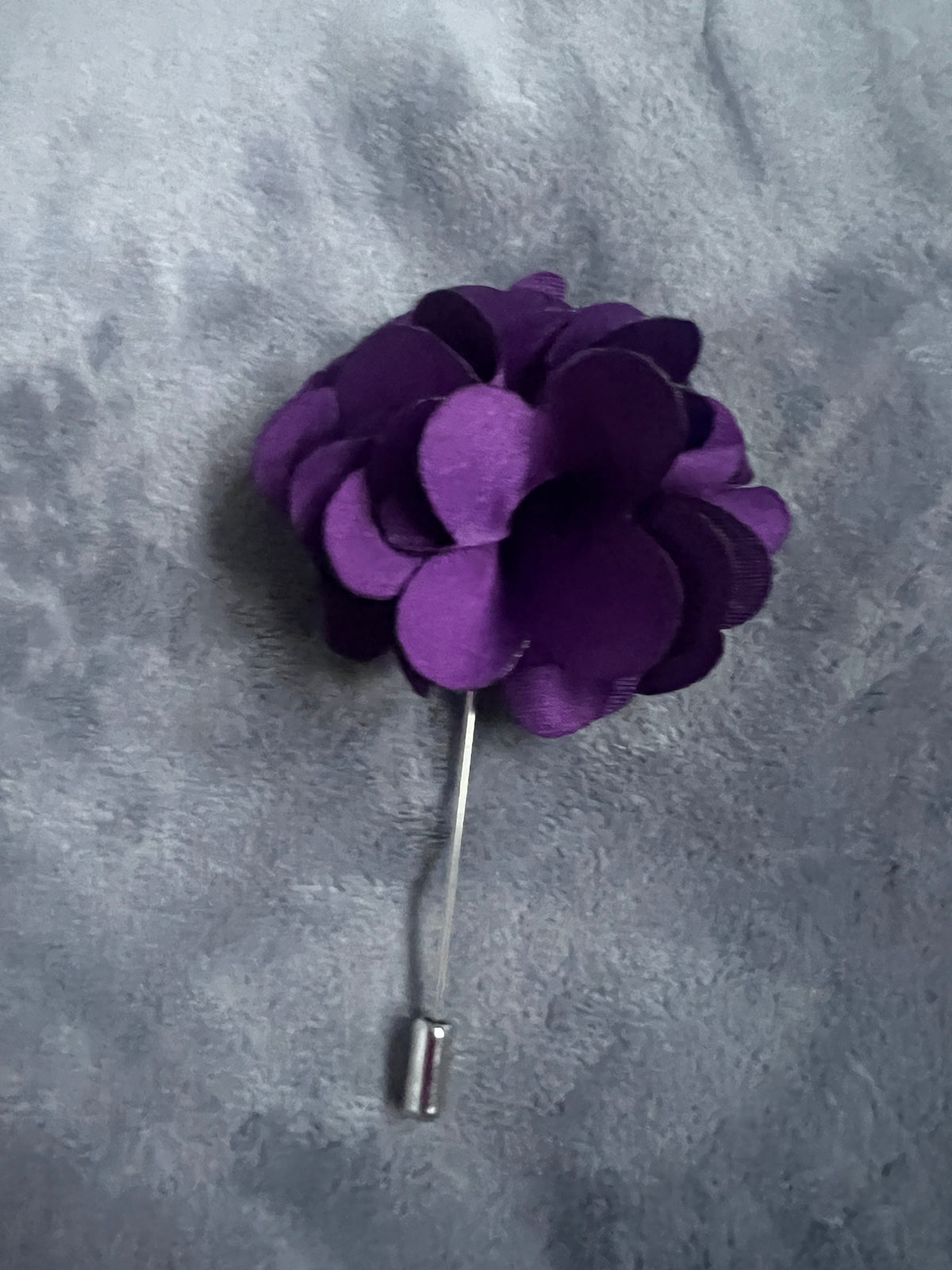 Purple Men’s Classic Tie &amp; Pin