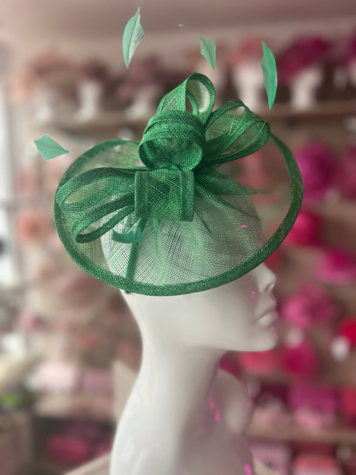Fern Curved Disc Fascinator-Fascinators Direct