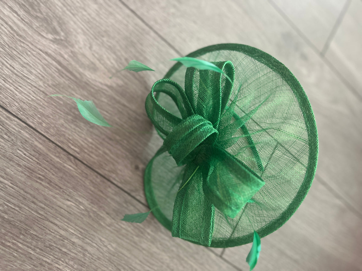 Fern Curved Disc Fascinator-Fascinators Direct