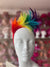 Flapper Style Rainbow Feather Headband Red Yellow Green Purple Orange Blue-Fascinators Direct